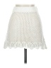 Unbranded 100% Polyester Solid White Ivory Casual Skirt Size S - photo 2