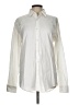 Zara Solid Ivory Long Sleeve Button-Down Shirt Size L - photo 1