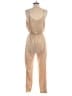Astr 100% Polyester Metallic Gold Jumpsuit Size S - photo 2