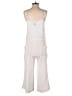 Rip Curl 100% Cotton Solid Ivory Jumpsuit Size S - photo 2