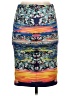 Clover Canyon Print Blue Casual Skirt Size S - photo 2