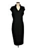 Alexia Admor Solid Black Cocktail Dress Size L - photo 1