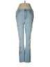 Johnny Was Hearts Blue Jeans Size 28 waist - photo 1