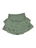 Mustard Seed 100% Polyester Solid Green Skort Size S - photo 2