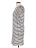 Clare V. Stripes Ivory Casual Dress Size L - photo 5