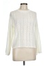 Adrianna Papell 100% Acrylic Chevron-herringbone Ivory Pullover Sweater Size L - photo 1