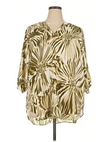 Worthington 3/4 Sleeve Blouse (view 1)