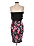 Aggie Floral Black Cocktail Dress Size L - photo 2