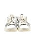 Tory Sport 100% Leather Metallic Silver Sneakers Size 7 - photo 2