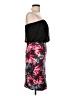 Aggie Floral Black Cocktail Dress Size L - photo 4