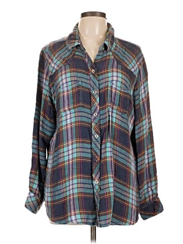 Nostalgia Long Sleeve Button-Down Shirt (view 1)