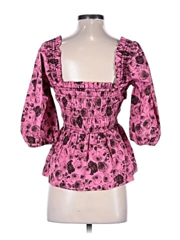 Ganni 3/4 Sleeve Blouse (view 2)