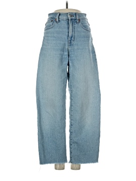 Madewell The Perfect Vintage Wide-Leg Crop Jean in Altoona Wash: Raw-Hem Edition