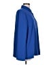 J.Jill Solid Blue Long Sleeve Blouse Size L - photo 4