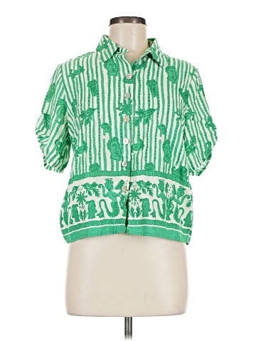Calypso St. Barth Short Sleeve Blouse (view 1)