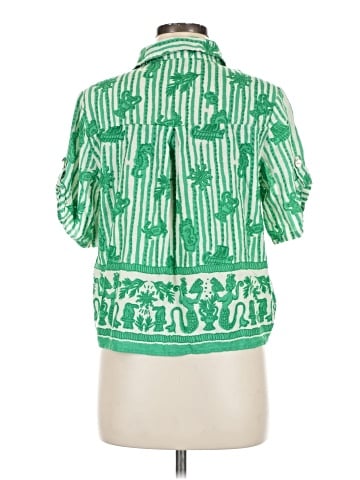 Calypso St. Barth Short Sleeve Blouse (view 2)