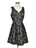 Blue Rain Paisley Black Cocktail Dress Size S - photo 1