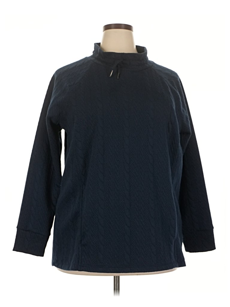 Pre-owned Liz Claiborne Pullover Sweater In Blue