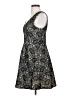 Blue Rain Paisley Black Cocktail Dress Size S - photo 5