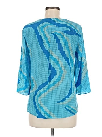 Akris Punto 3/4 Sleeve Silk Top (view 2)