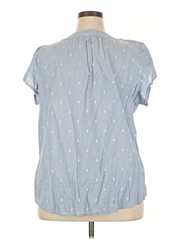 St. John's Bay Short Sleeve Blouse (view 2)