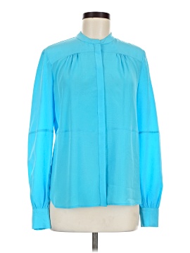 Diane Von Furstenberg Long Sleeve Silk Top