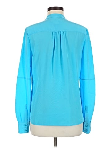 Diane von Furstenberg Long Sleeve Silk Top (view 2)