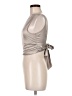 Shein Silver Sleeveless Top Size 6 - photo 5