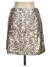 On 34th 100% Recycled Polyester Metallic Silver Formal Skirt Size 6 - photo 2