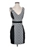 Guess Stripes Black Cocktail Dress Size 2 - photo 1