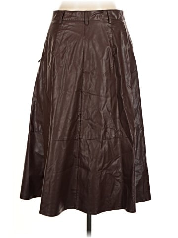 Banana Republic Factory Store Faux Leather Skirt (view 2)