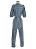 Universal Thread 100% Cotton Argyle Blue Jumpsuit Size XS - photo 2