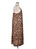 The Drop 100% Polyester Animal Print Brown Casual Dress Size XL - photo 4