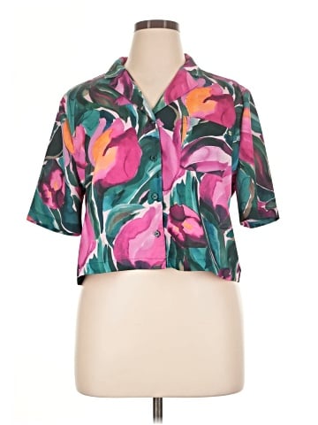 Fabletics Short Sleeve Blouse (view 1)