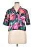 Fabletics Tropical Pink Short Sleeve Blouse Size XL - photo 1