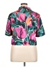 Fabletics Tropical Pink Short Sleeve Blouse Size XL - photo 2