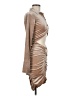 LACAUSA Tan Cocktail Dress Size S - photo 4
