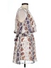 TCEC 100% Polyester Paisley Ivory Cocktail Dress Size L - photo 4