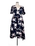 Unbranded 100% Polyester Floral Blue Casual Dress Size 3X - photo 1