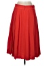 J.Crew 100% Polyester Solid Red Formal Skirt Size 4 - photo 2