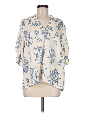 Umgee 3/4 Sleeve Blouse (view 1)
