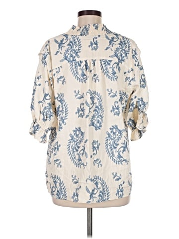Umgee 3/4 Sleeve Blouse (view 2)