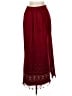 Notations 100% Polyester Burgundy Casual Skirt Size M - photo 2