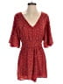 Jack by BB Dakota 100% Polyester Paisley Red Romper Size 4 - photo 1