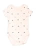 Nautica Hearts Ivory Short Sleeve Onesie Size 3-6 mo - photo 1