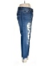 Forever 21 100% Cotton Hearts Blue Jeans Size L - photo 4