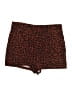 Nine West Animal Print Brown Shorts Size L - photo 1