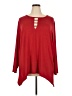 Avenue Red 3/4 Sleeve Top Size 26 - 28 Plus - photo 1