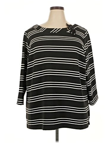 Liz Claiborne Career 3/4 Sleeve Top (view 1)