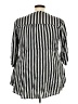 Torrid Black 3/4 Sleeve Blouse Size 3X Plus (3) - photo 2
